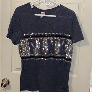 PINK bling tee